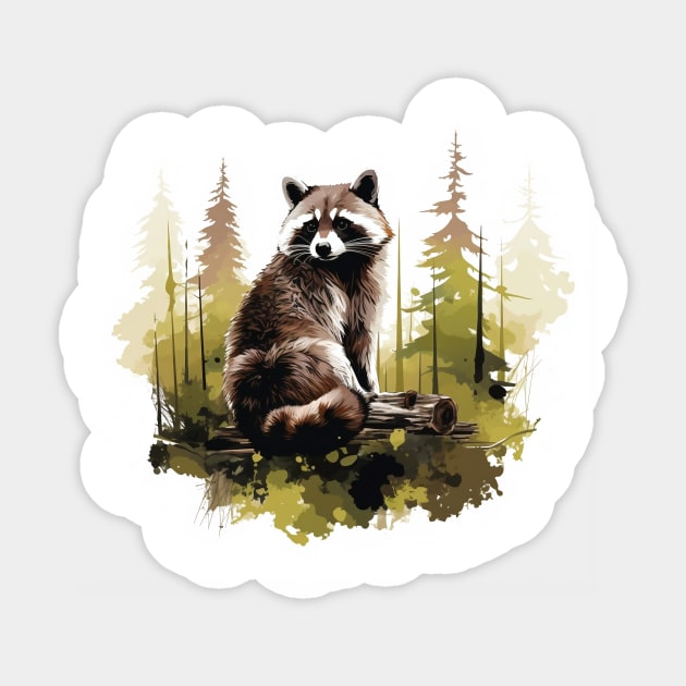 Raccoony Cuteness Sticker by zooleisurelife